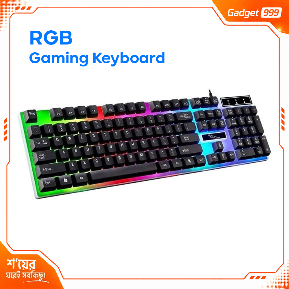 RGB গেমিং কীবোর্ড D701/D702 বাংলা লেআউট