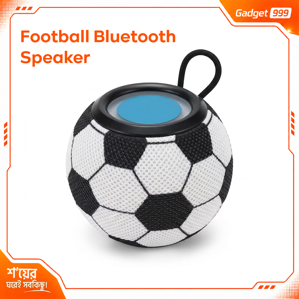 Elworld GTS-2381 RGB ফুটবল ডিজাইন পোর্টেবল ব্লুটুথ স্পিকার