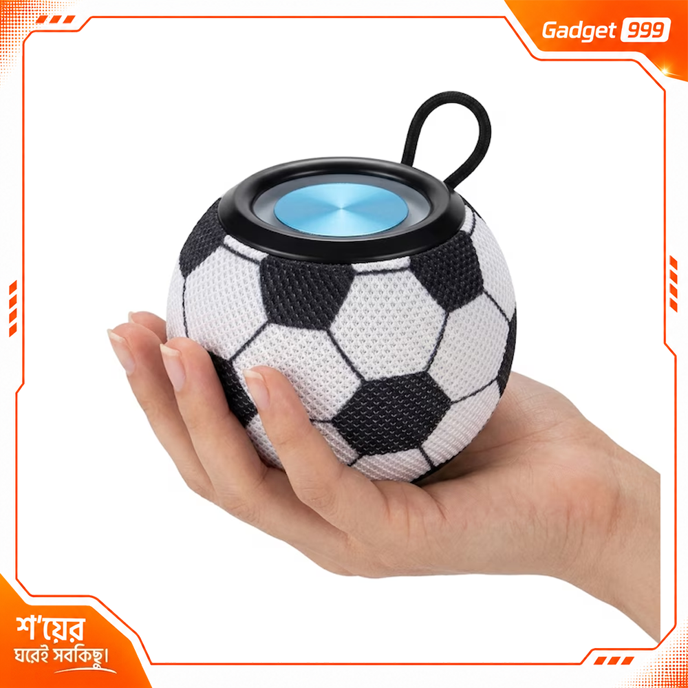 Elworld GTS-2381 RGB ফুটবল ডিজাইন পোর্টেবল ব্লুটুথ স্পিকার