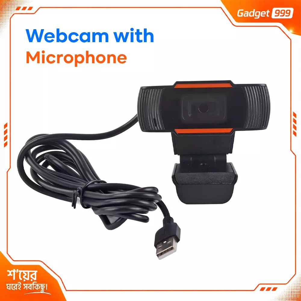 Webcam USB 2.0 720P Video Call Chat for Desktop PC Digital Camera