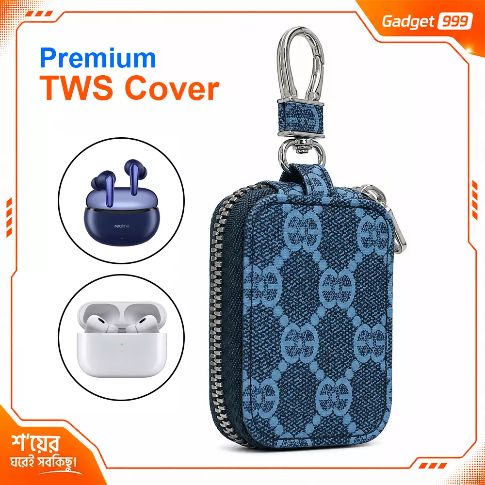 High Quality Zipper Airpods 2nd Gen, Earphone TWS Case with Clip