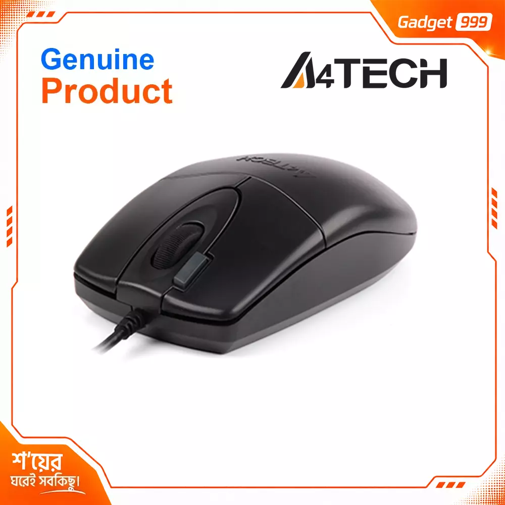 A4Tech OP-620D 2X Click Wired Optical USB Mouse 1200DPI