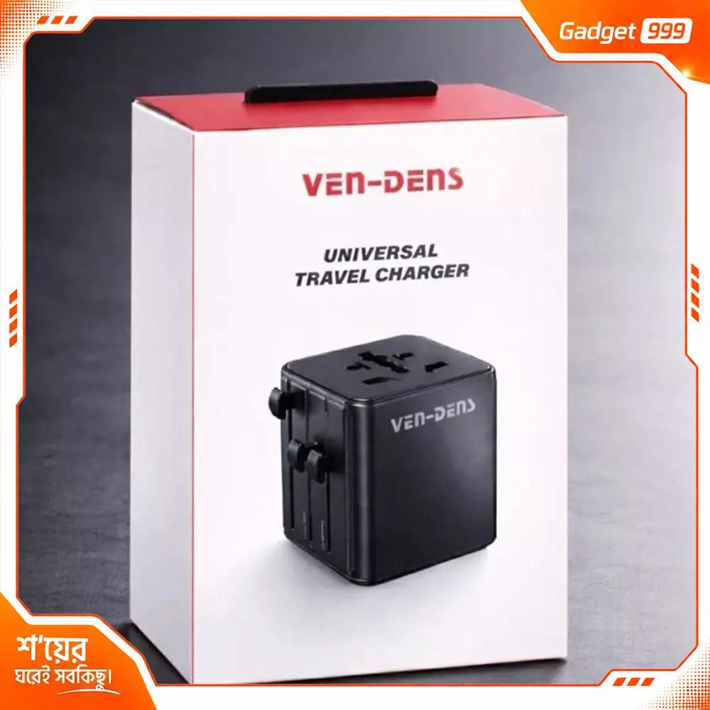 Universal Travel Adapter VEN-DENS VD-TA004 4-in-1